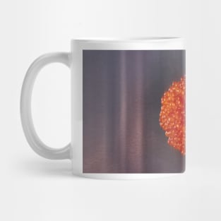 Salmon roe on metal Mug